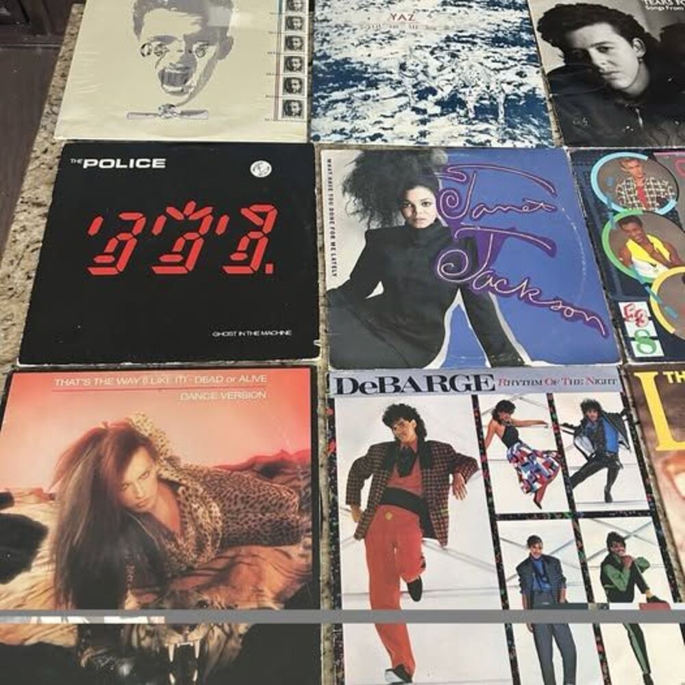 13 Vintage LP Record Lot 1980s New Wave Pop Rock Soul Mixed Artists